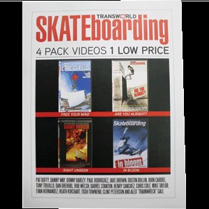 Transworld 4 Pack DVDs