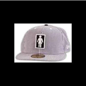 Girl OG Black/White N/E 7 3/8 Fitted Cap